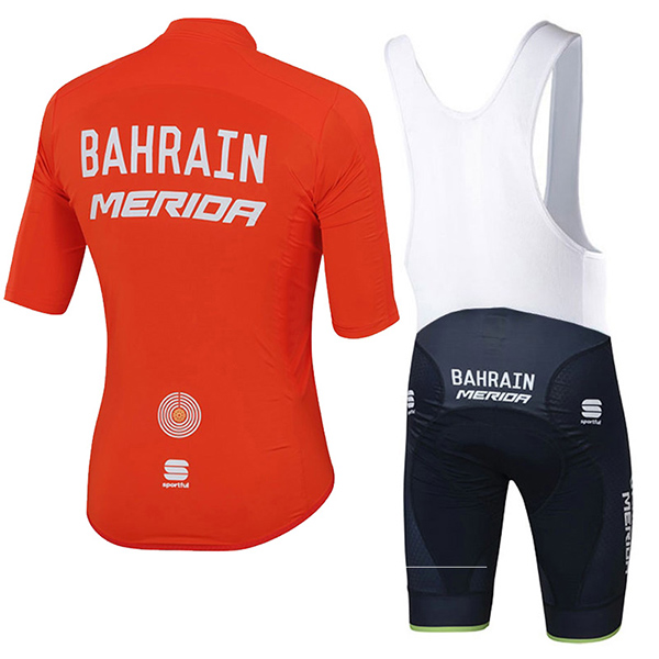 2017 Maglia Bahrain Merida arancione